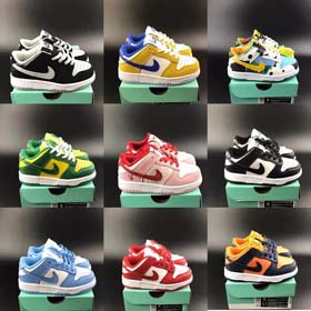 NIKE DUNK BAJO Nuevos zapatos de niños clásico color coincidencia encaje-up serie D zapatillas de de