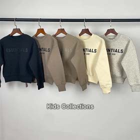 Essentianls Niños cuello redondo sudadera de lana-2717