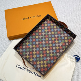 Louis Vuitton LV bandeja de escritorio puede contener joyería llavero-3536  