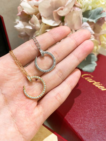 Collar de diamantes de uñas Cartier-3590  