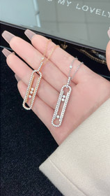 Pendientes de talco único de diamante Messika-3664  