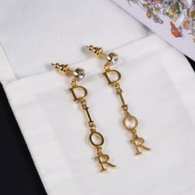 Dior solo diamante colgante logo pendientes-3708  