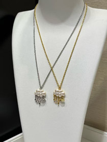 Vivienne Westwood perla nube pequeño colgante de Saturno collar-3829  