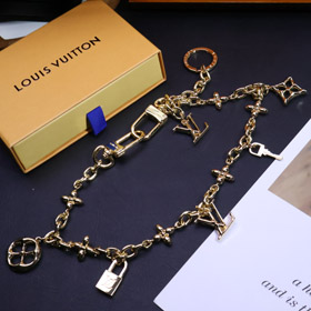 Louis Vuitton LV carta flor bolso cintura cadena colgante-3858  