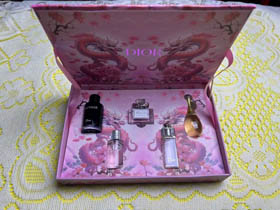 Dior Peach Blossom Dragon perfume muestra conjunto de cinco-3468  
