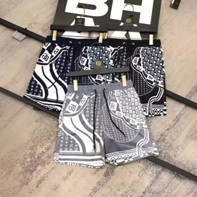 Dolce & Gabbana DG Nuevo estilo impreso cartas de moda pantalones de playa de cuatro cuartos pantalo  