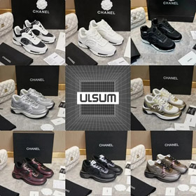 CHANEL cuero moda encaje-Up zapatos de estilo de vida de alta-2905  