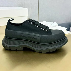 Alexander McQueen Tread Slick encaje en relieve botines de tobillo-2951  