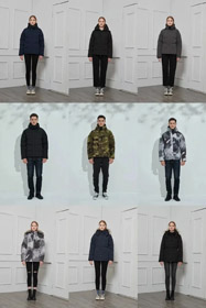 Canadá ganso expedición serie cuello de piel de mediana longitud con capucha Parka abajo chaqueta-4298  