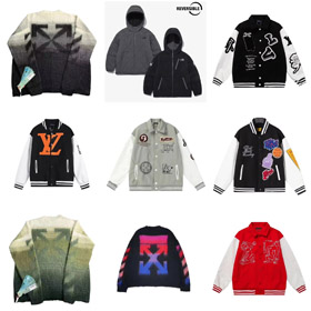 BLANCO OFF Louis Vuitton LV cómodo simple chaqueta-4378  