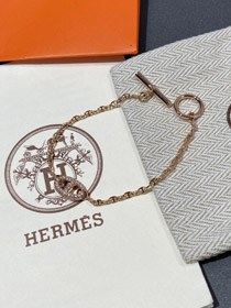 Hermes cerdo nariz pulsera de diamante completo-3612