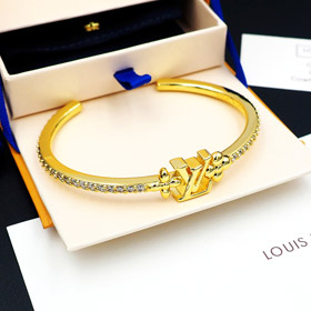 Louis Vuitton LV pulsera de diamante completo-3816
