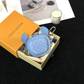 Louis Vuitton LV pequeño cangrejo auriculares bolsa llavero colgante ornamento-3862
