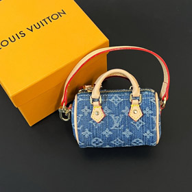 Louis Vuitton LV Mini Denim bolso de almohada colgante-3934