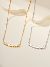 Tiffany panal de abeja collar de diamantes-3973
