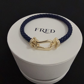 Feiden hebilla de herradura de diamante de diamante completo pulsera-3984