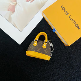 Louis Vuitton LV Mini Shell bolso llavero colgante-3990