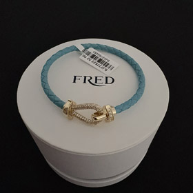 Feiden hebilla de herradura de diamante de diamante completo pulsera-3996