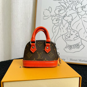 Louis Vuitton LV Mini Shell bolso llavero colgante-4006